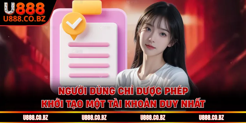 U888 San Chi Tiết Cách Đăng Ký Và Nhận Code 888K Của Nhà Cái 17 Người dùng chỉ được phép khởi tạo một tài khoản duy nhất